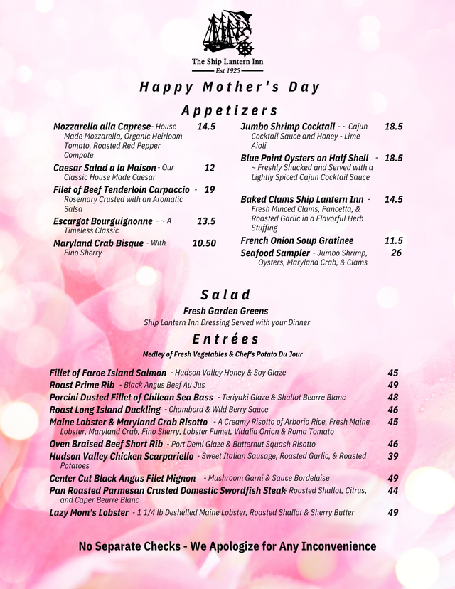 The Ship Lantern Inn | Milton, NY | Fine Dining, Seafood Restaurant